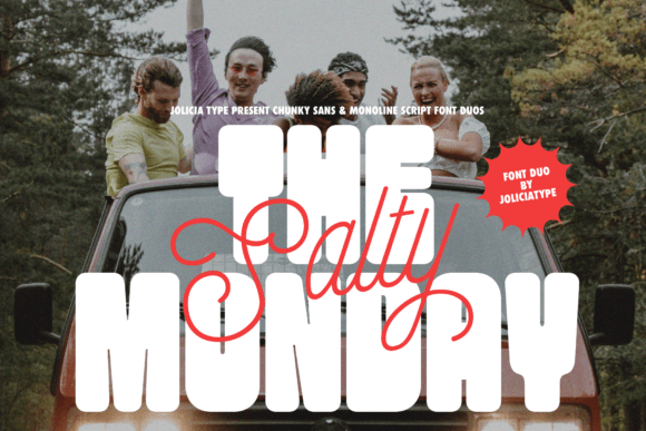 A Display Typeface with Bold Charm: The Salty Monday