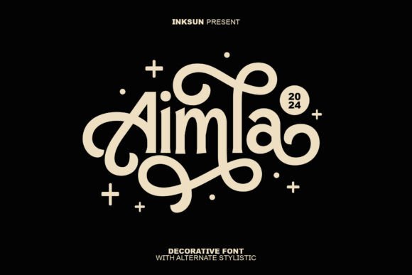 Aimla: A Whimsical Display Font for Campaign Creatives