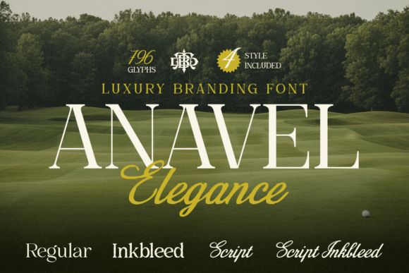 Anavel Elegance: A Premium Serif Font for Digital Branding