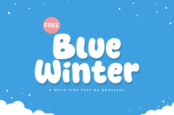 Blue Winter Font: A Playful, Bold Display Typeface for Branding