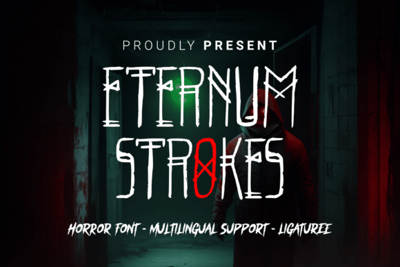 Eternum Strokes: A Dark Display Font for Web Designers