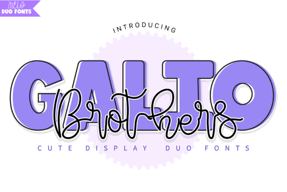 Galio Brothers Duo: The Cute Font That Upgraded My Packaging