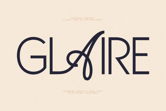 Glaire: A Display Font That Brings Websites to Life