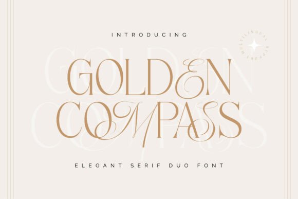 Golden Compass: A Serif Font Pair That Elevates Digital Branding