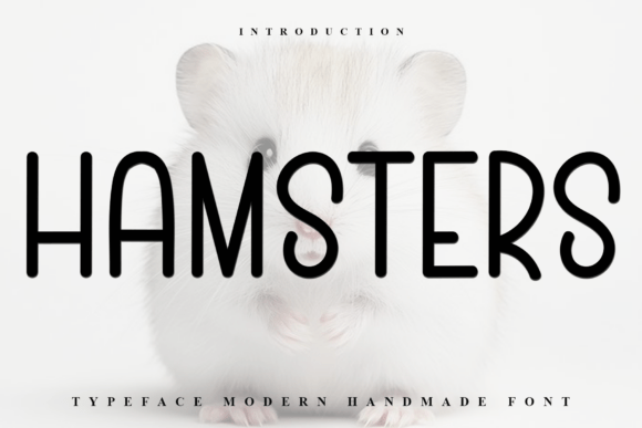 Hamsters Font: A Modern Handmade Typeface for Your Brand