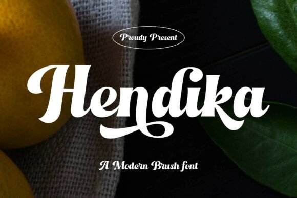Hendika: A Bold, Playful Script Font for Editorial Charm