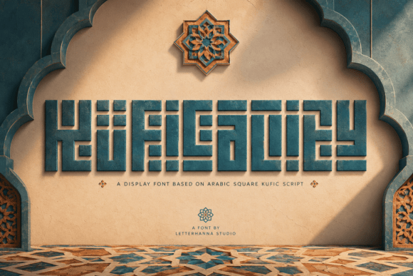 Kuficality: A Bold Display Font for Modern Web Design