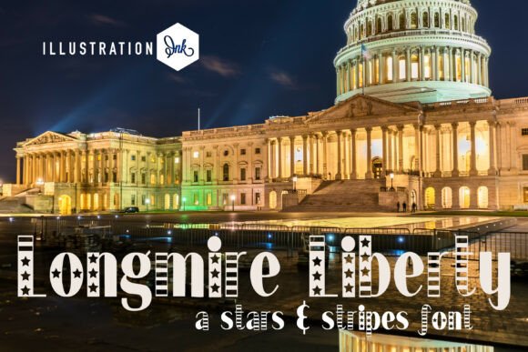 Longmire Liberty: A Patriotic Display Font That Elevates Small Business Branding