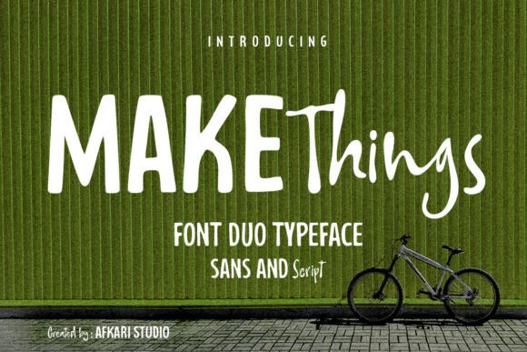 Make Things Font Duo Review: Sans & Script Harmony