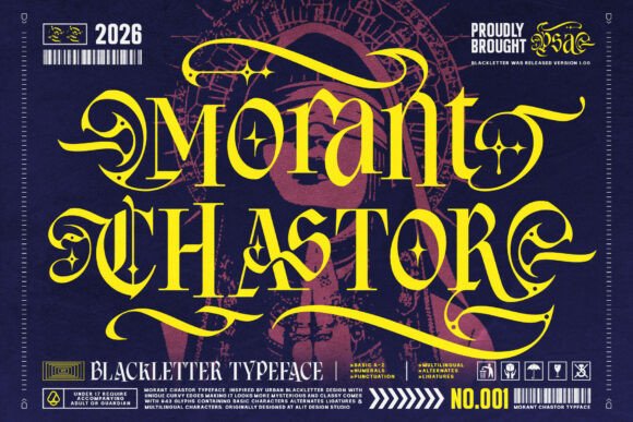Morant Chastor: The Blackletter Font That Anchors Your Campaign