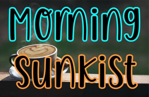Morning Sunkist: A Fresh Script Font for Campaign Design