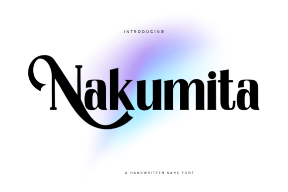 Nakumita: A Display Typeface With Bold Contrast and Soul