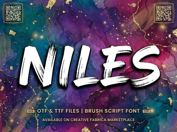 Niles: The Bold Brush Script Font for Campaign Design