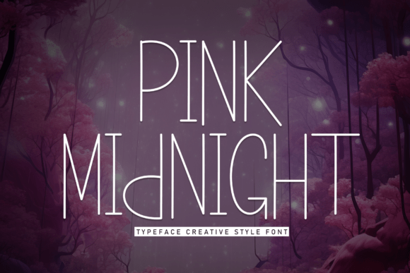 Pink Midnight: A Refined Calligraphy Font for Brands