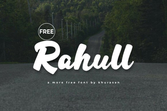 Rahull: A Handwritten Script Font for Web Designers