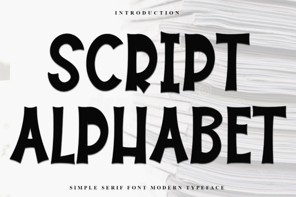 Script Alphabet: A Modern Serif Display Font Worth Testing