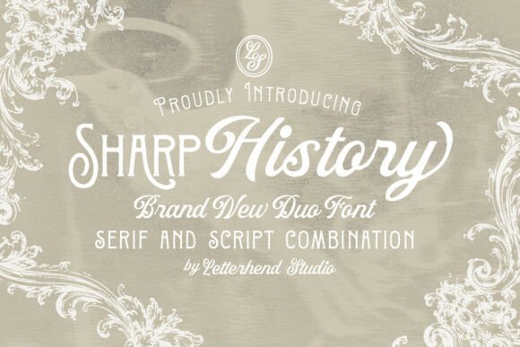 Sharp History Font: A Vintage Duo with Real Character