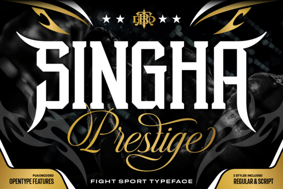 Singha Prestige: A Bold Display Font for Business Branding