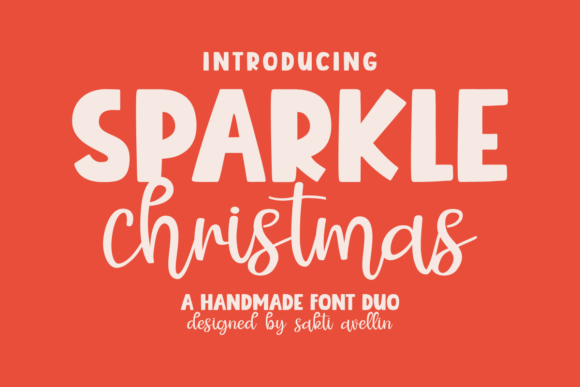 Sparkle Christmas: A Festive Font Duo for Campaigns