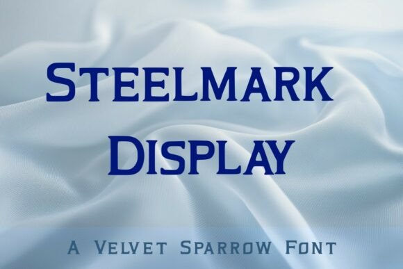 Steelmark Display: A Bold Industrial Typeface for Editorial Design