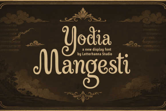 Yodia Mangesti: A Display Font for Editorial Design